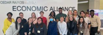 A group photo of economic alliance