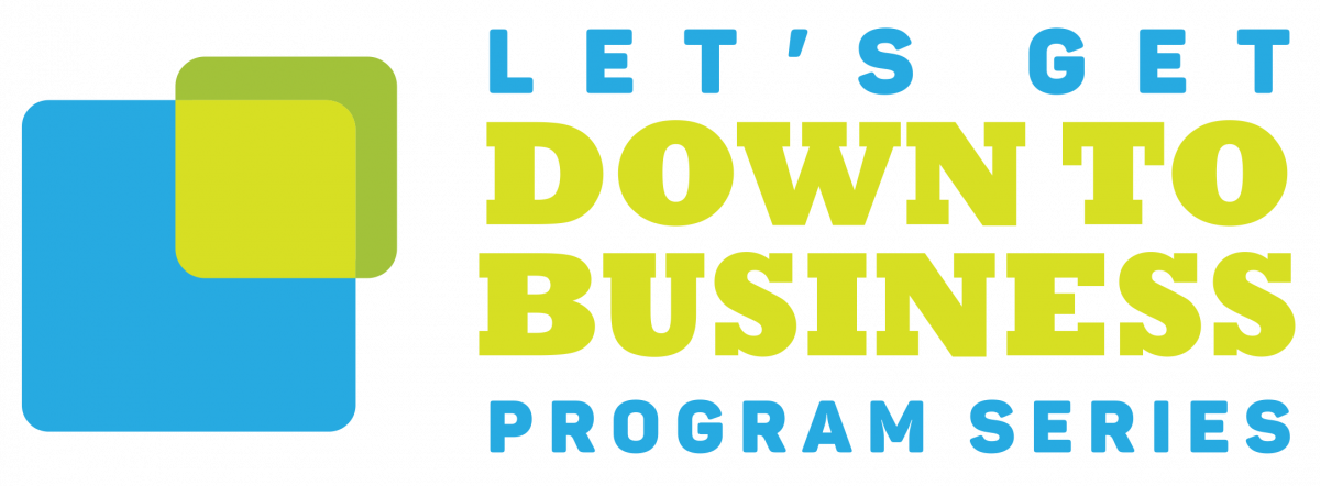 Down to Business program series logo
