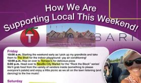 How We Are Supporting Local This Weekend