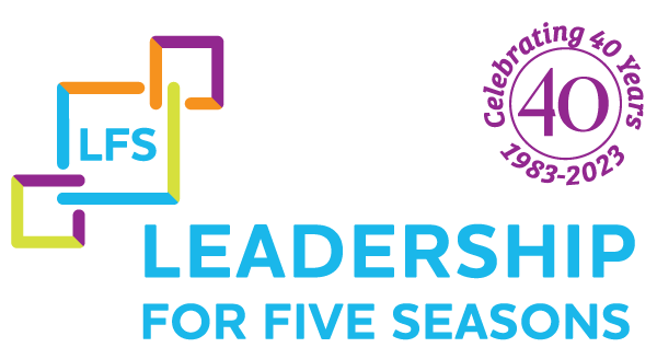 Leadership for Five Seasons 40th Anniversary Logo