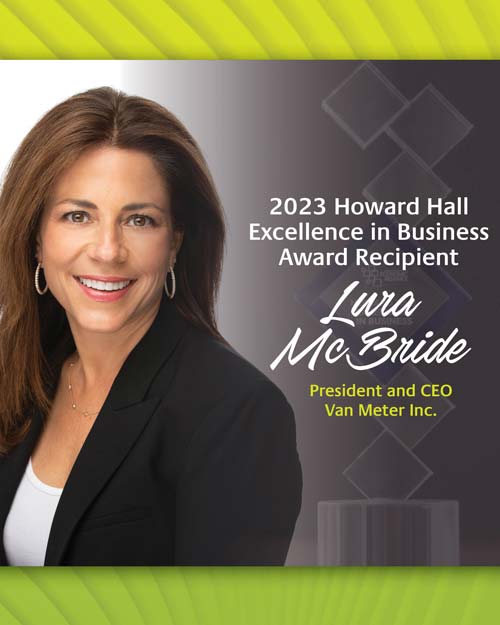 Lura McBride, 2023 Howard Hall Excellence in Business Award