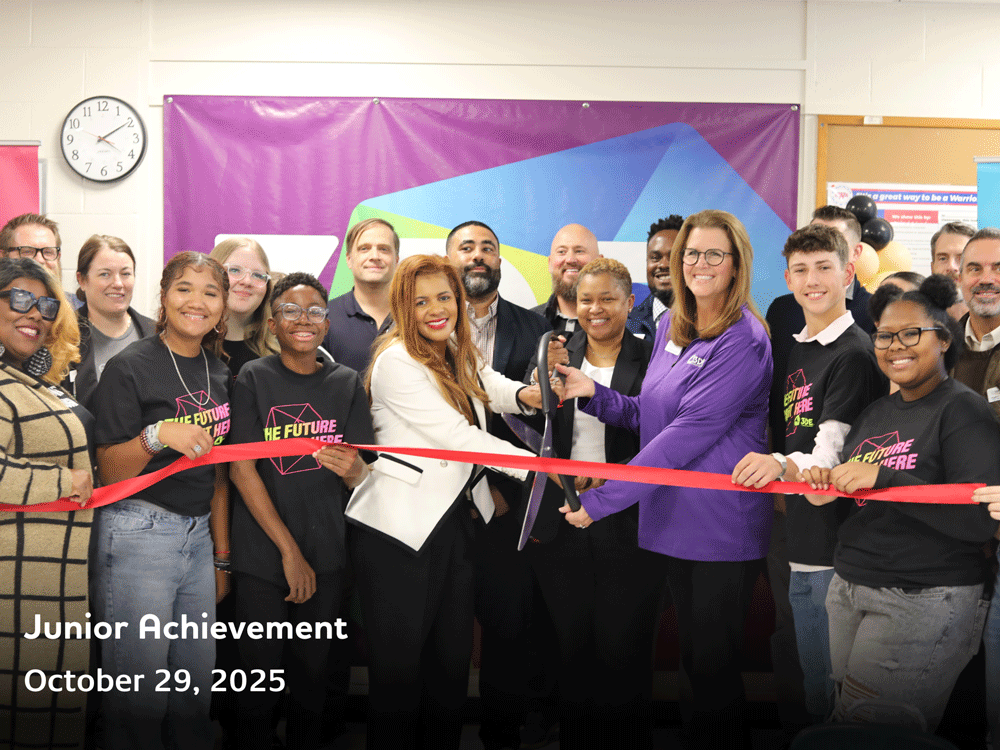 Junior Achievement of Eastern Iowa celebrates the Washington High School 3DE program on October 29, 2025.