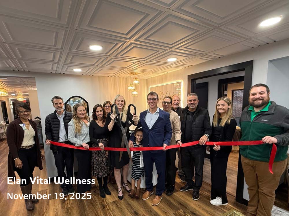 Elan Vital Wellness Clinic Ribbon Cutting November 19, 2025 in Cedar Rapids, Iowa