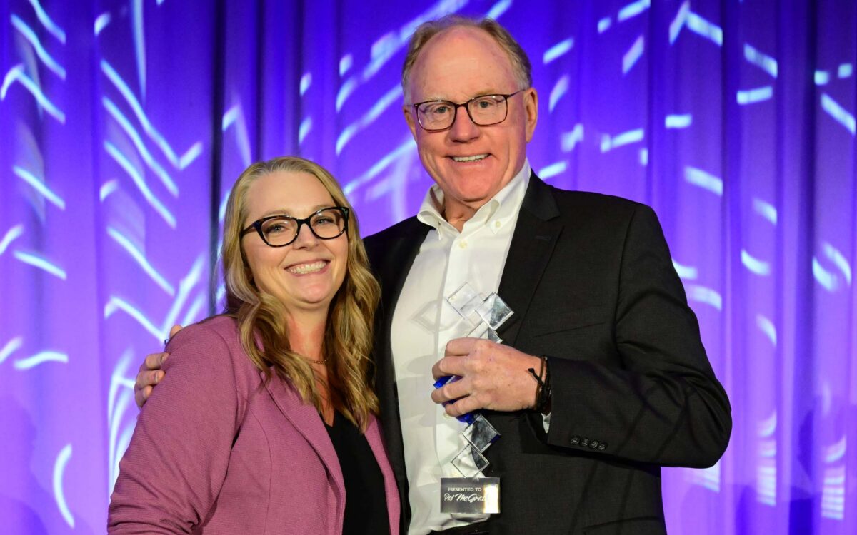 Annual Meeting 2025 - Pat McGrath receives Howard Hall Excellence in Business Award