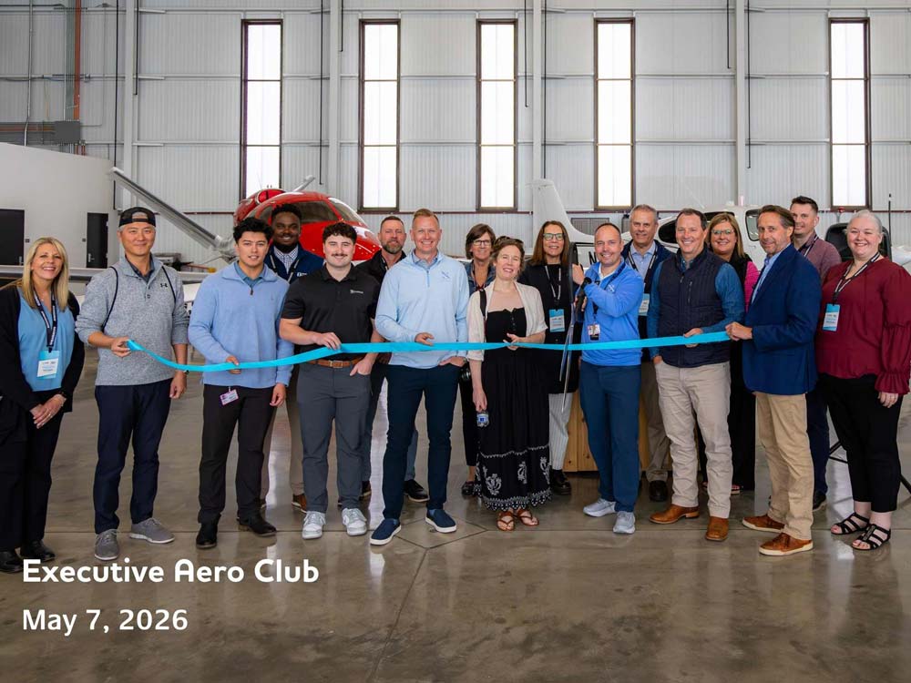 Executive Aero Club Ribbon Cutting in Cedar Rapids, Iowa on May 7, 2026