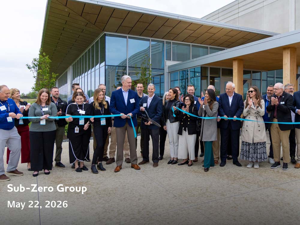 Sub-Zero Group in Cedar Rapids, Iowa celebrates a ribbon cutting on May 22, 2026