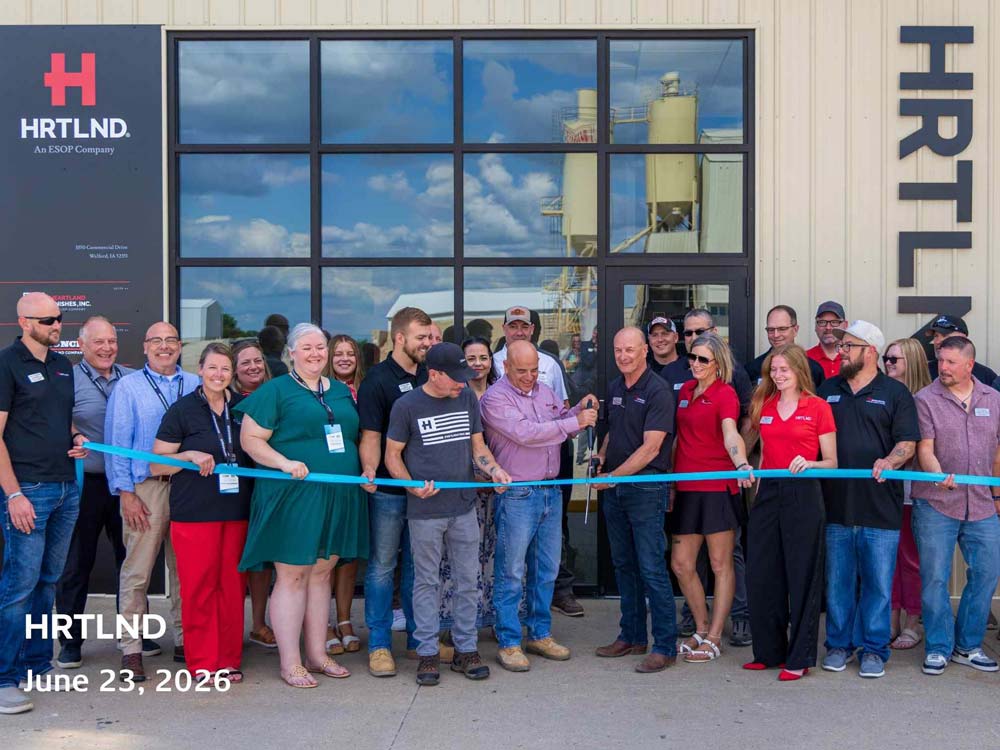 HRTLND Ribbon Cutting in Walford, Iowa on June 23, 2026