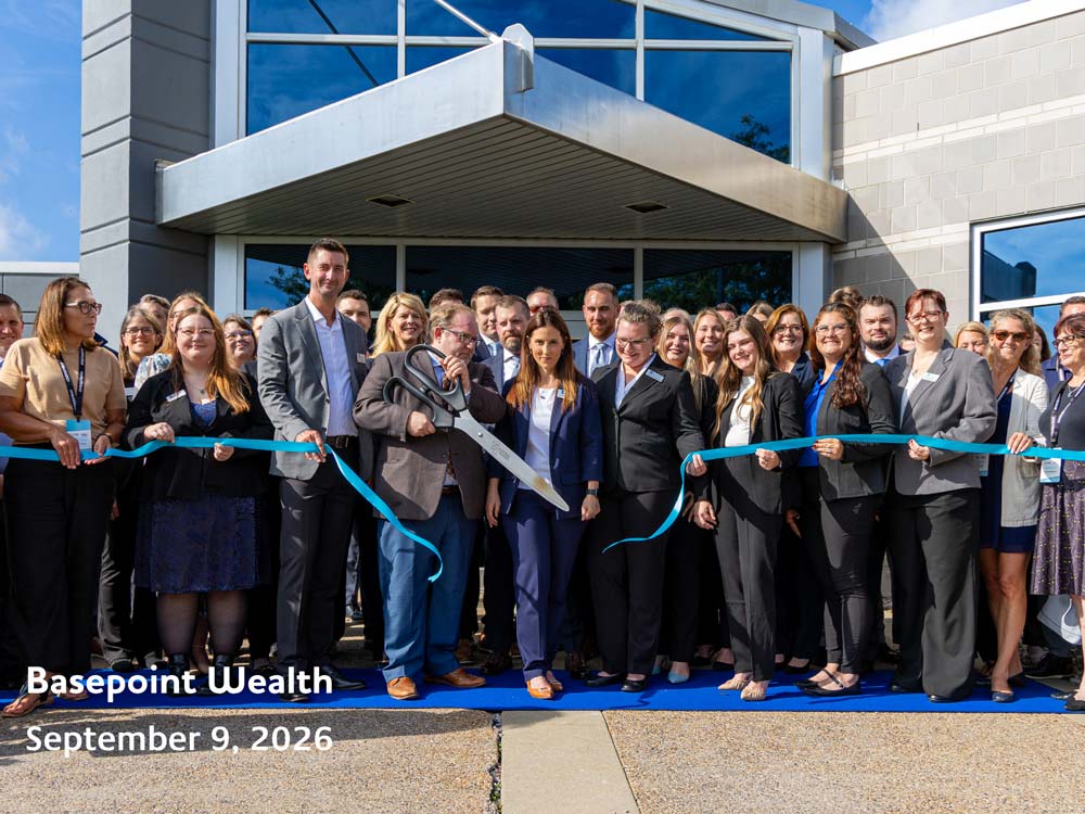 Basepoint Wealth holds a ribbon cutting on September 9, 2026 in Cedar Rapids, Iowa
