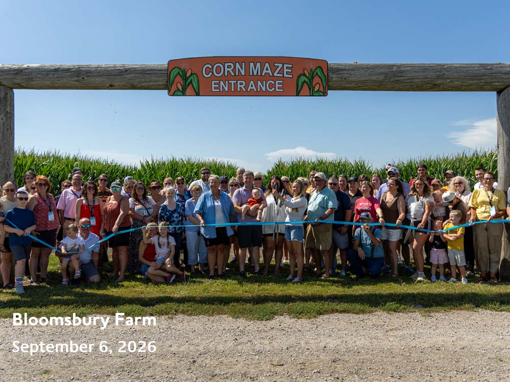 Bloomsbury Farm celebrates their corn maze for 2026 in Atkins, Iowa