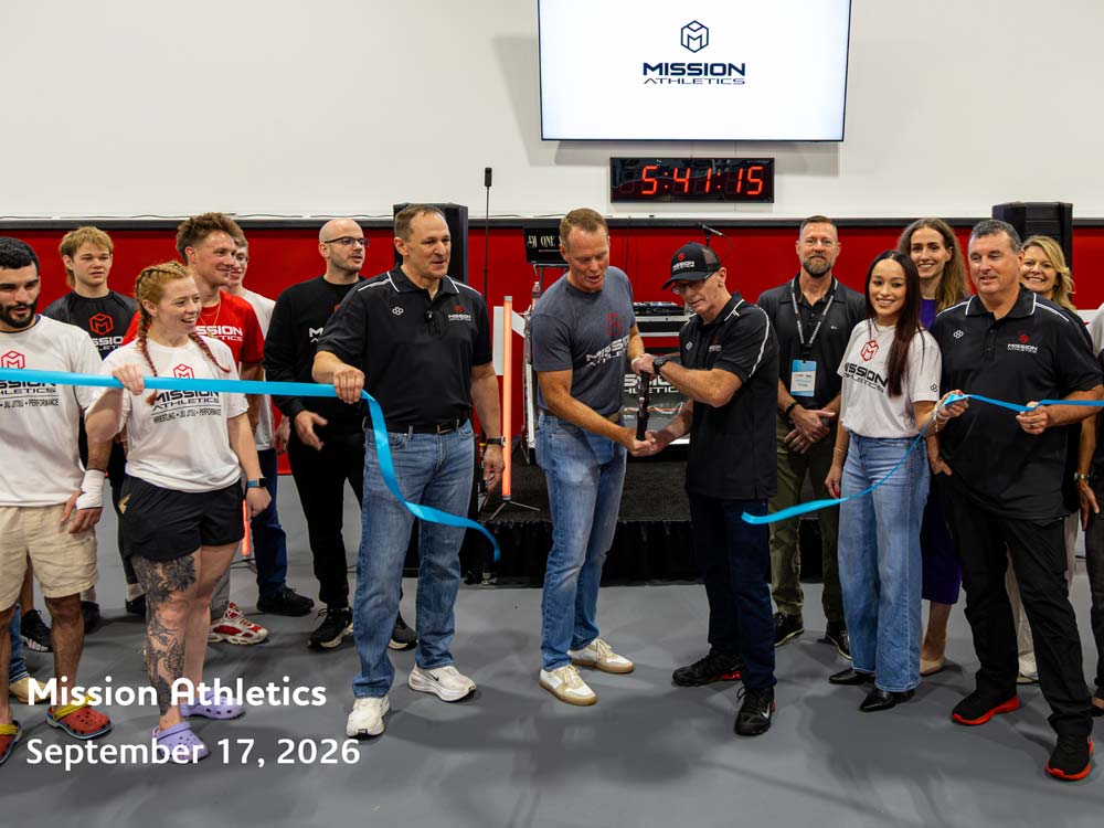 Mission Athletics celebrates their grand opening in Cedar Rapids, Iowa on September 17, 2026 with a ribbon cutting facilitated by the Cedar Rapids Metro Economic Alliance and ambassadors.
